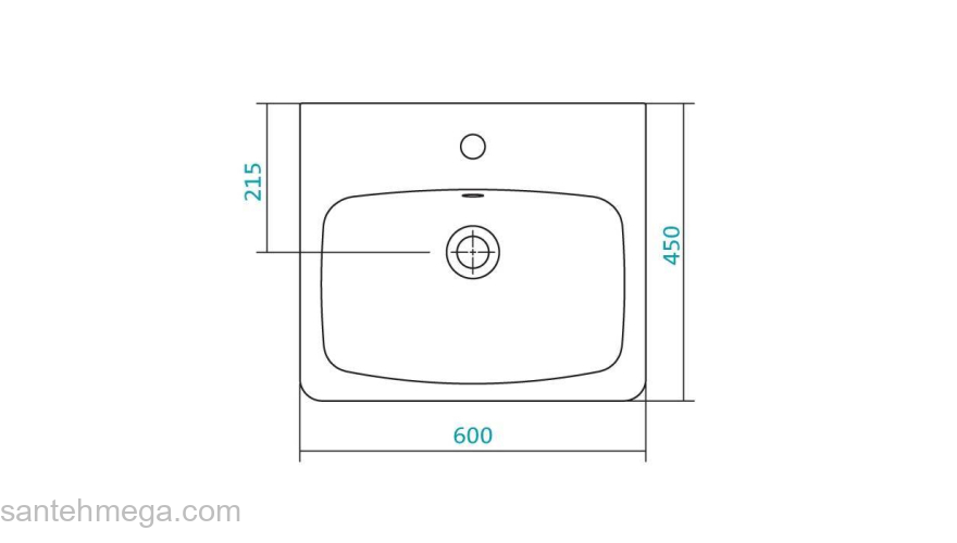 Раковина Santek Нео 60х45 1.WH30.2.186. Фото