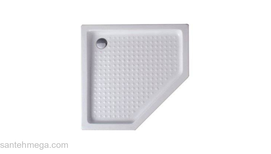 Душевой поддон акриловый CEZARES TRAY-A-P-100-15-W. Фото