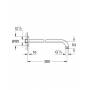 Душевой кронштейн GROHE Rainshower 28361000. Фото
