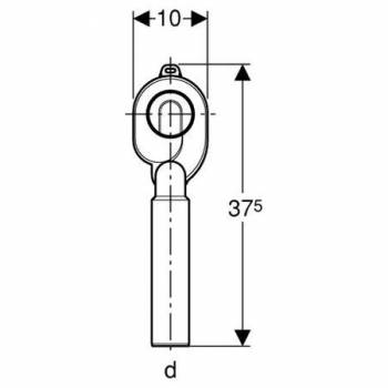 Сифон для писсуара GEBERIT 152.984.00.1. Фото