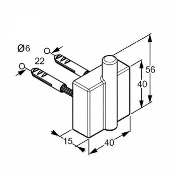 Крючок KLUDI A-Xes 4898405 для ванной комнаты. Фото