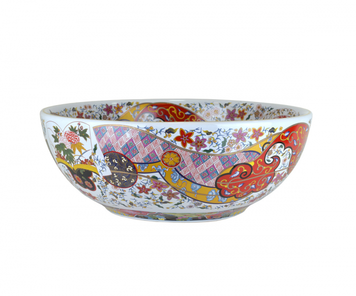 Раковина накладная 40х40 Bronze De Luxe Festival 2231. Фото