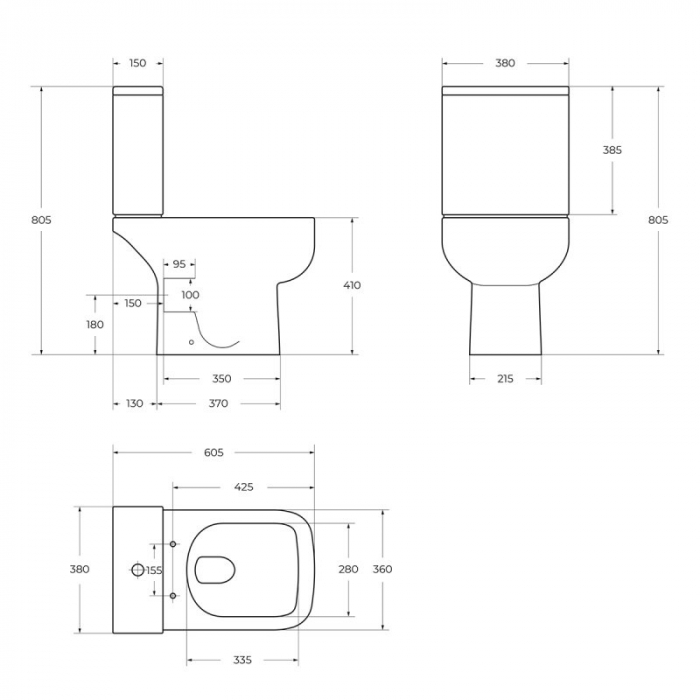 Чаша унитаза напольного безободкового BELBAGNO Aurora BB8604CPR/SC. Фото