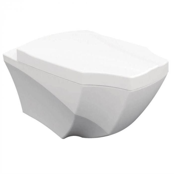 Безободковый подвесной унитаз BIEN Fracture FRKA056GMVP0W3000. Фото