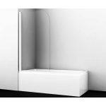 Стеклянная шторка на ванну WASSERKRAFT Leine 35P01-80WHITE Стеклянная шторка на ванну WASSERKRAFT Leine 35P01-80WHITE. Фото